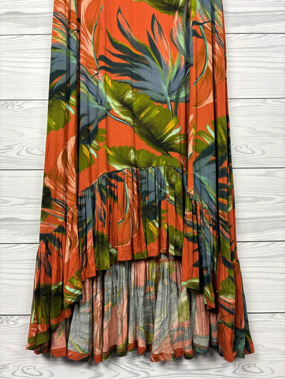 Soft Surroundings Fabiana floral sleeveless dress high-low size large - Picture 3 of 8